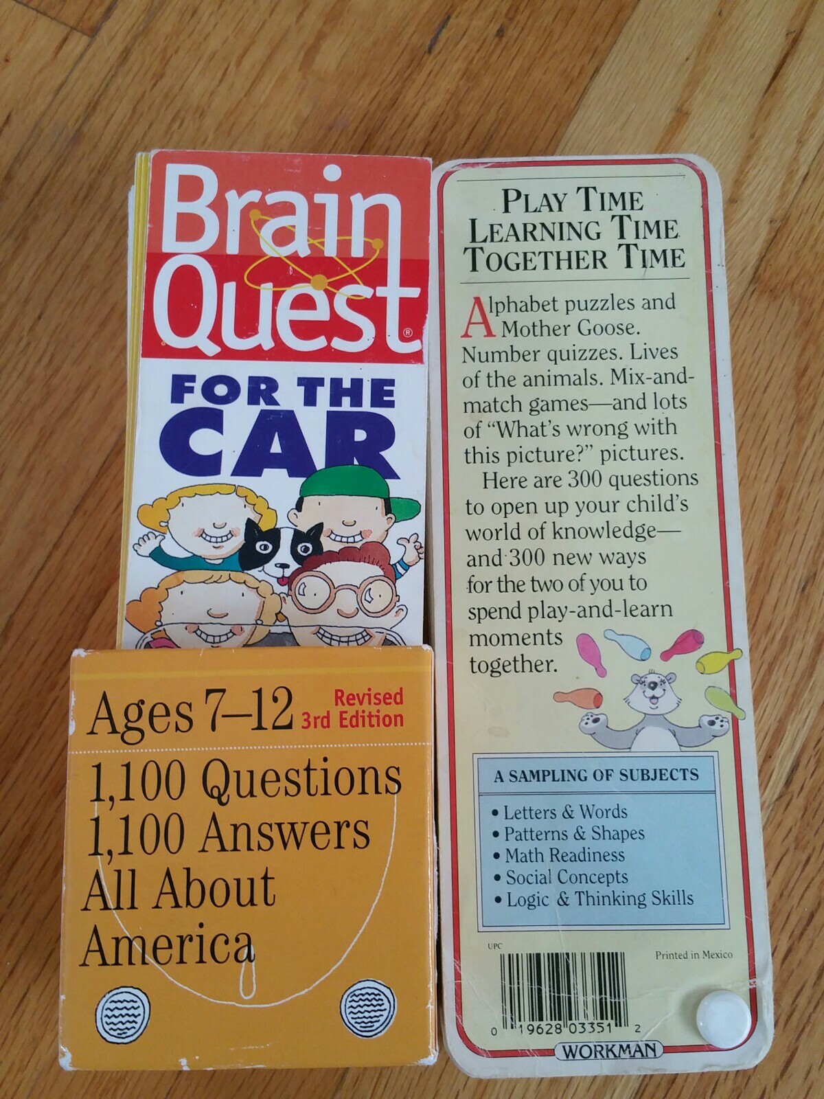 Brain Quest Extra For The Car Set Ages 7-12 All About America 3rd Edition plus