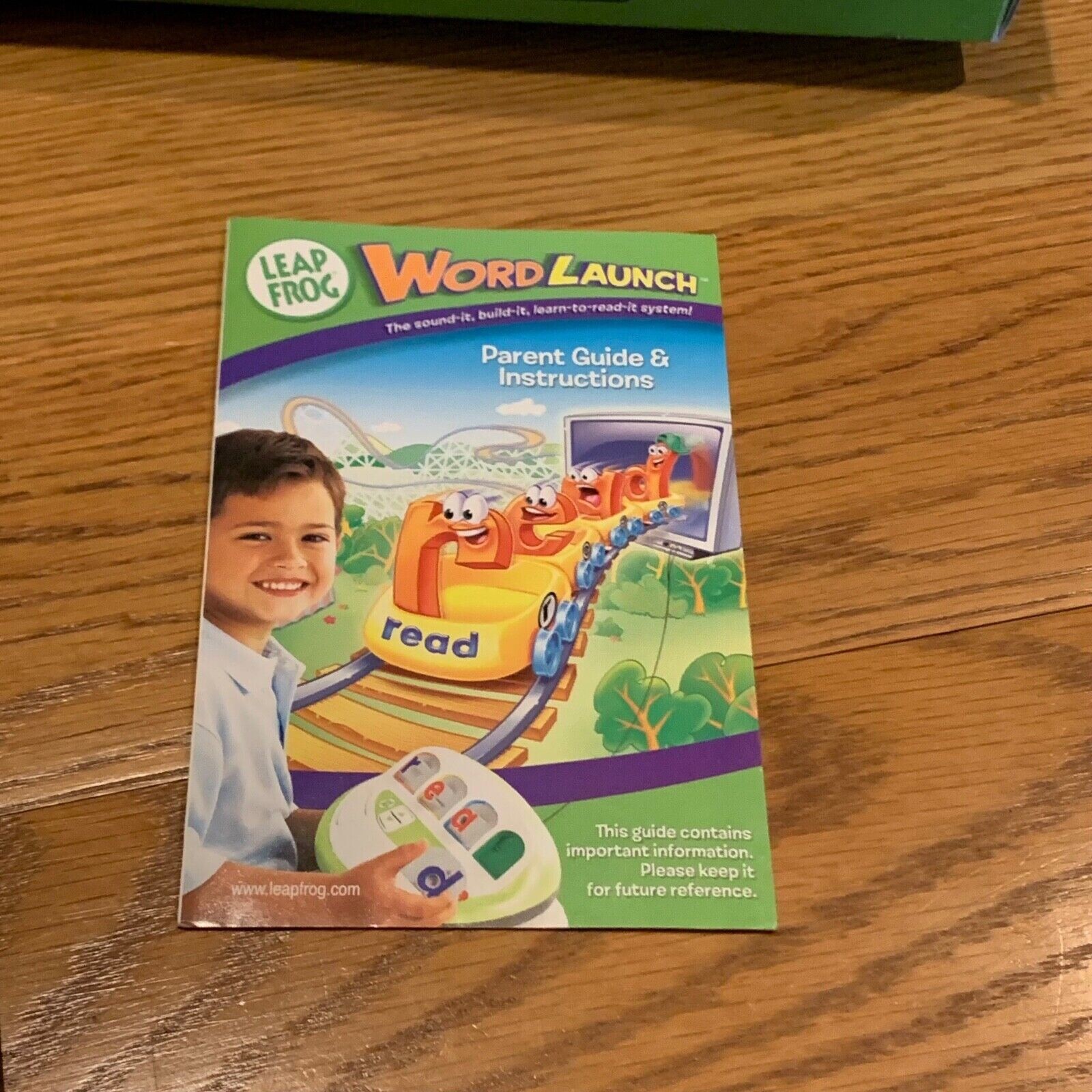 Leap Frog Word Launch Reading Learning System TV Plug & Play Kid Letter Game Toy