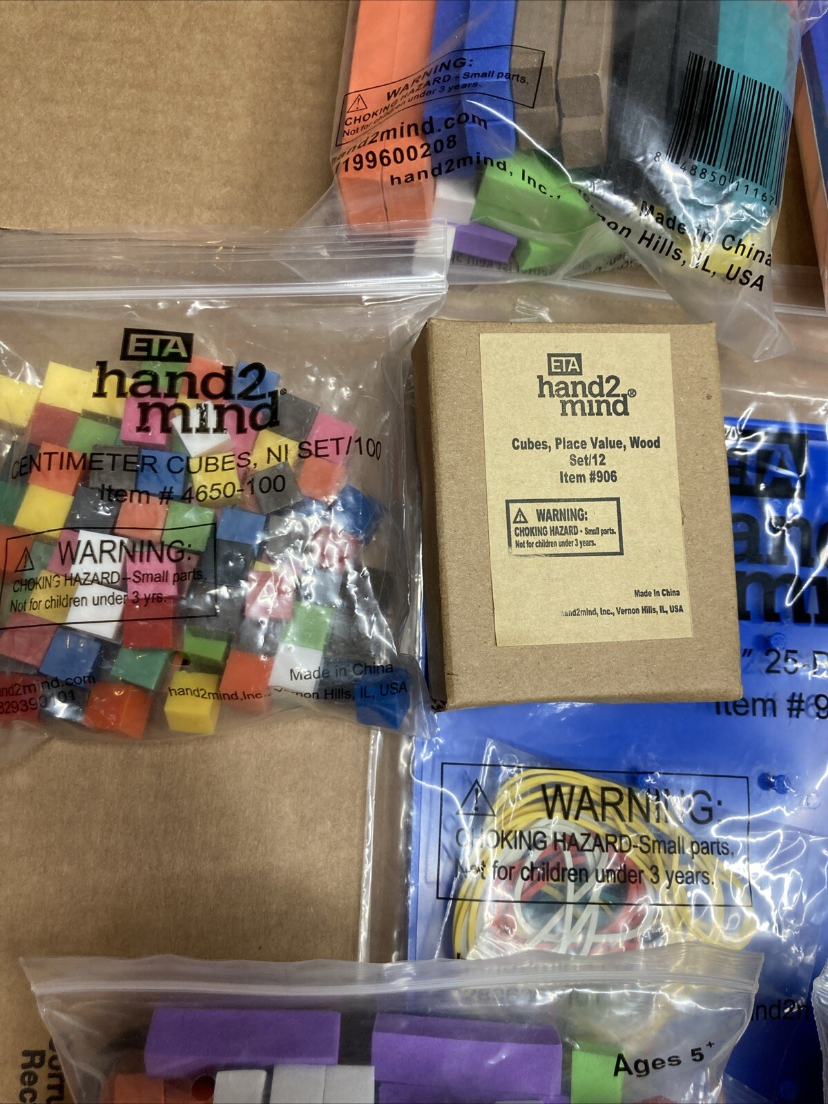 LOT Hand 2 mind Education And Math Manipulative Mixed Lot Sold As Pictured