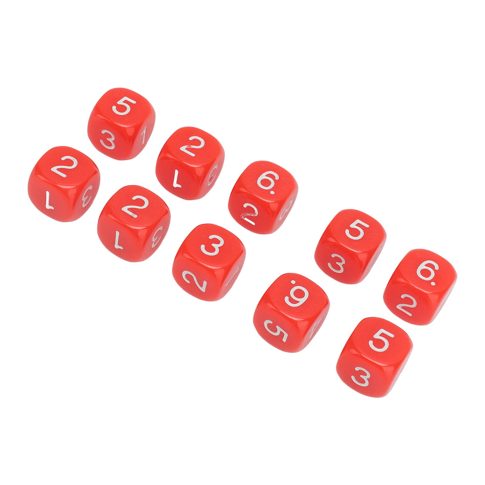 20PCS 6 Sided Board Game Dice Durable Learning Aid For Teaching