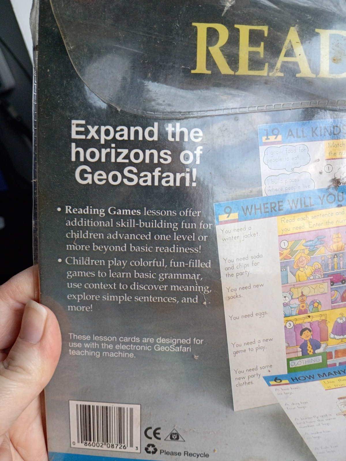 Vintage 1991 Geo Safari Electronic Learning Game- Sight Words Ages 4-7