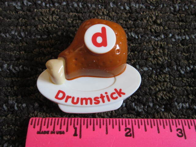 VTech Letter d Fridge Phonics Replacement Letter Food Fun Alphabet Lower Case