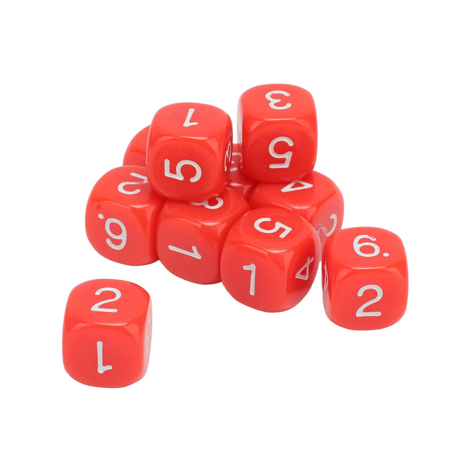 20PCS 6 Sided Board Game Dice Durable Learning Aid For Teaching