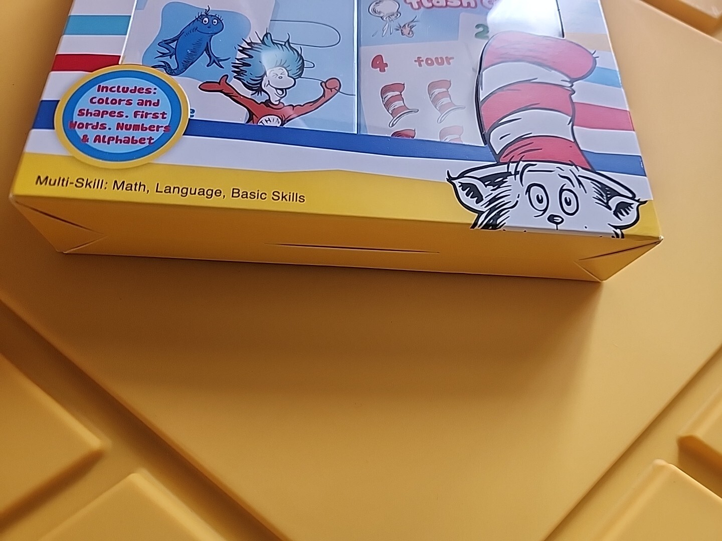 Dr. Seuss Flash Cards 4 Boxes Pre-K 1st Words Alphabet Colors Numbers Shapes New