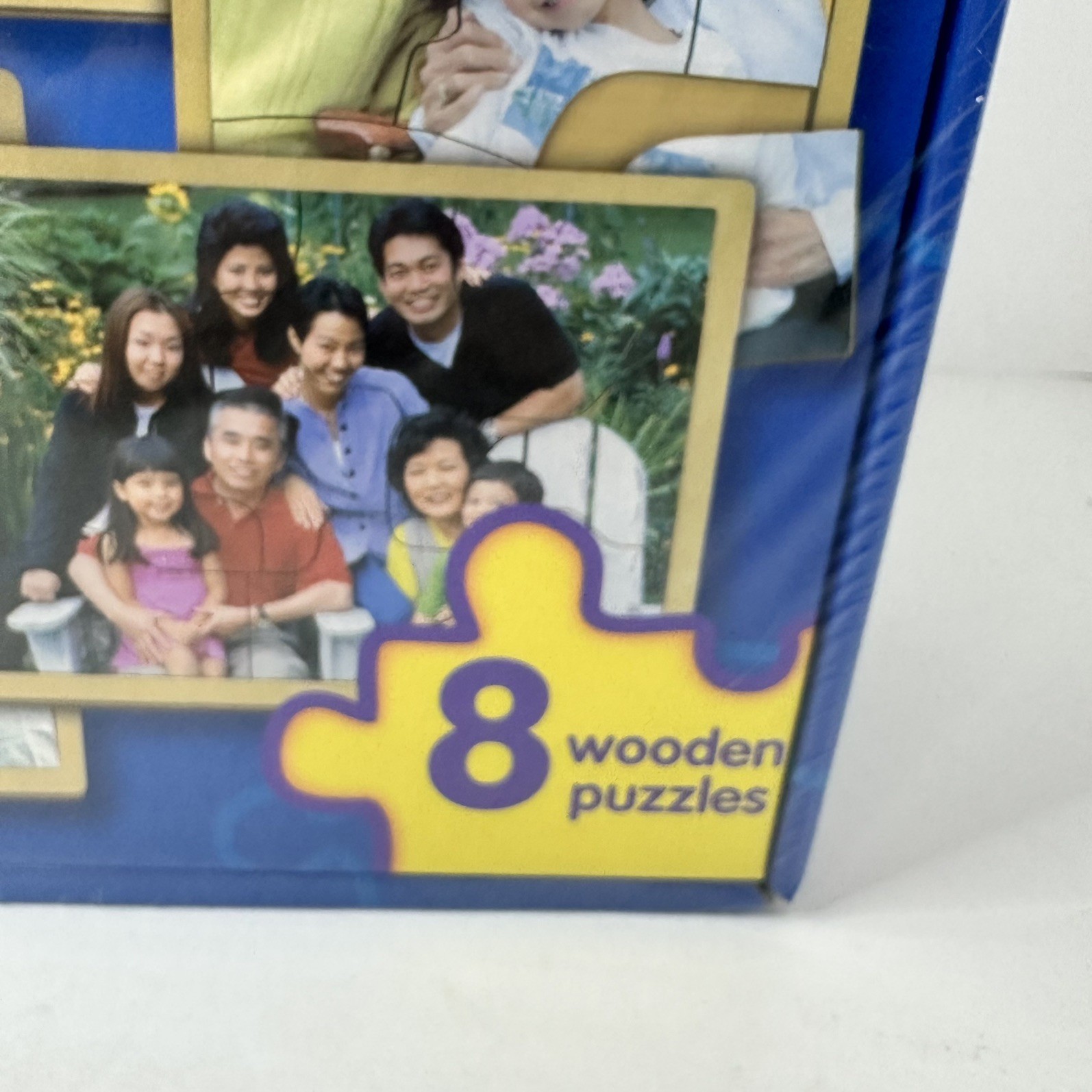 Lakeshore All Kinds of Families 8 wooden Picture Puzzles~Multicultural~SEALED