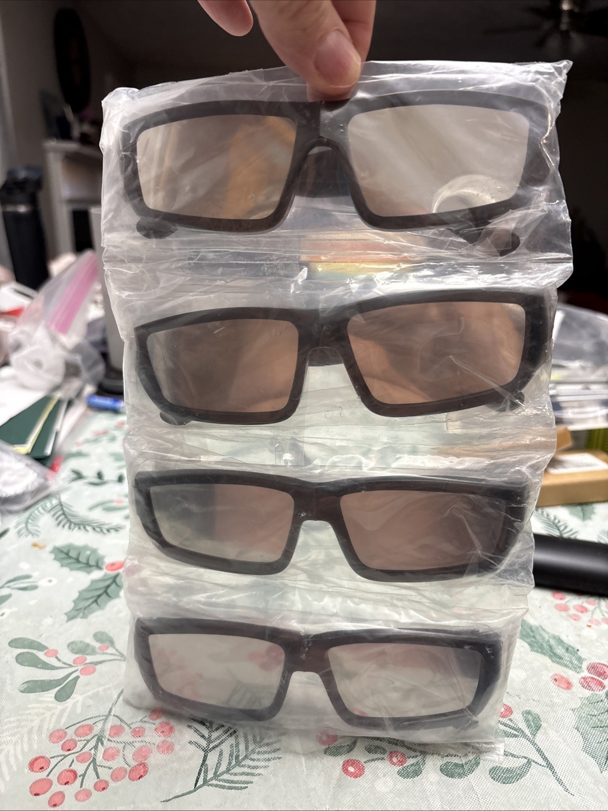 Solar Eclipse Glasses Approved 4 PACK Sunglasses for Kids & Adults – Black