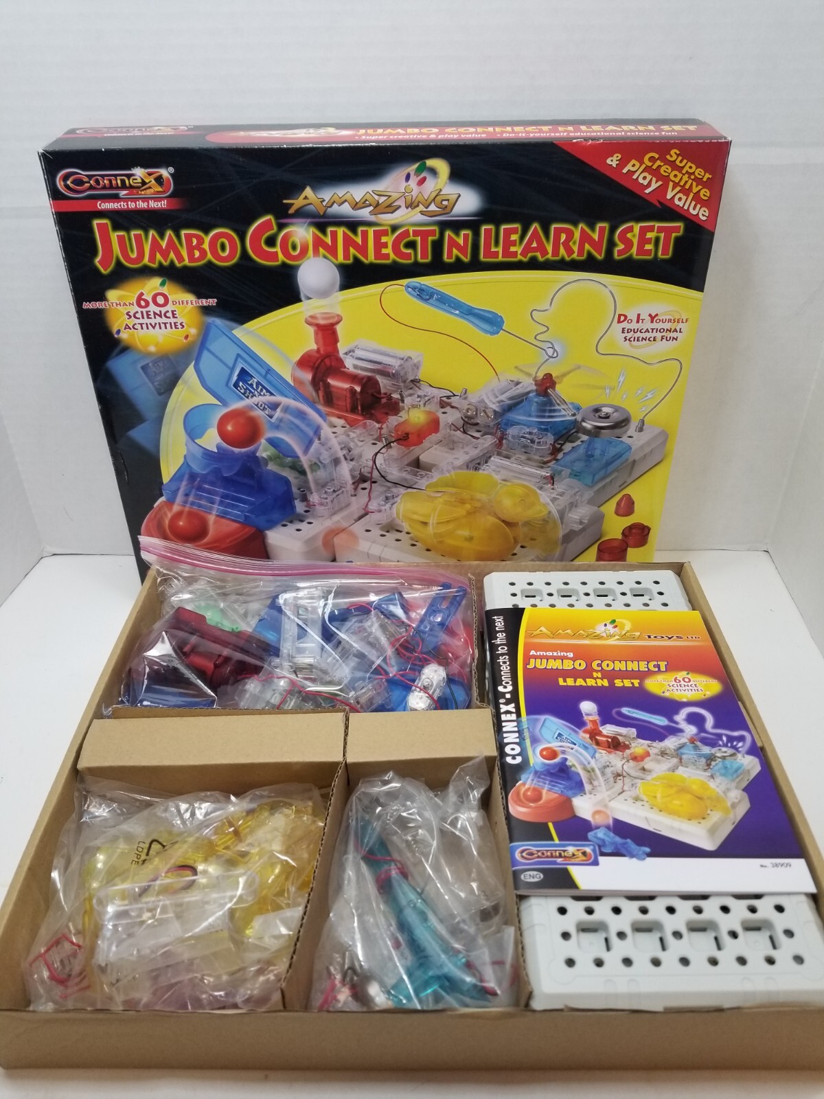 Connex Jumbo Connect N Learn Set Amazing Toys 2014 Science Complete