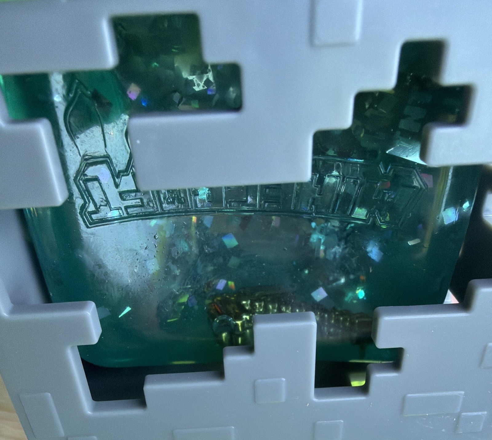 ⛏️ Minecraft Jelly Cube RARE Viral Squishy CONTAINS 1/48 Real GOLD Plated Tool!