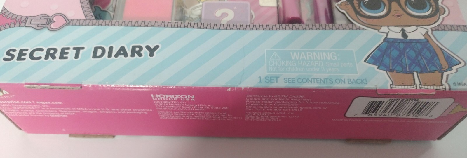 LOL SURPRISE SECRET DIARY SET STICKERS STAMPS PEN LOCK AND KEY NEW