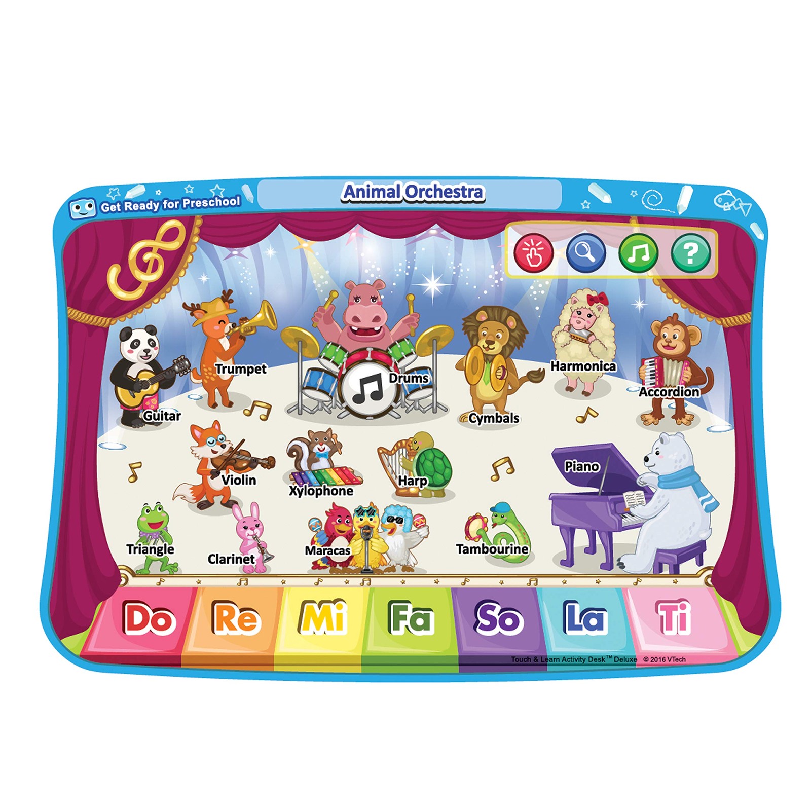 VTech Touch and Learn Activity Desk 2.3″ x 2″ x 0.3″, Get Ready for Preschool