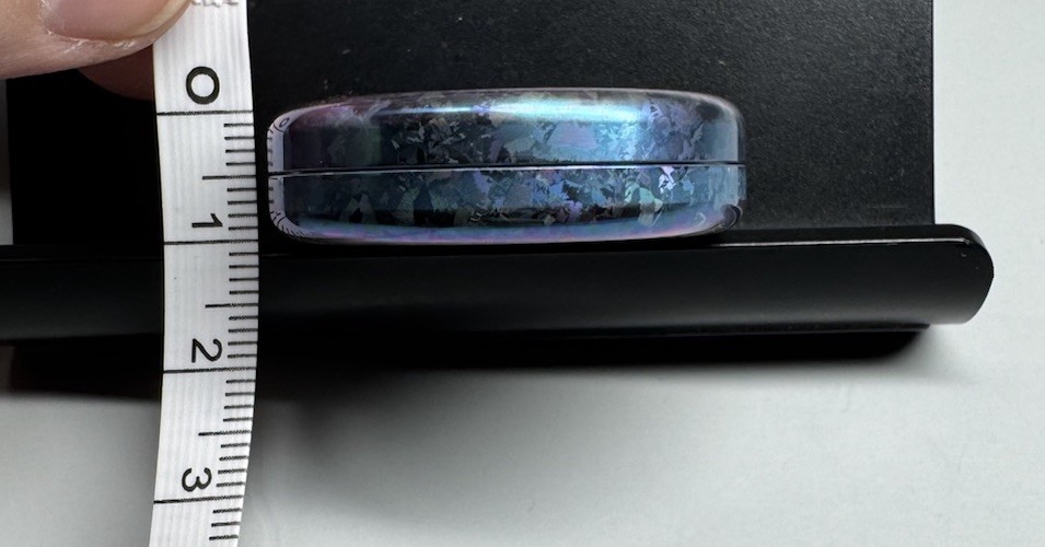 ACEDC Haptic Coin Milk Cover- Ice Crystal Titanium Sapphire Blue/Purple-40g-RARE