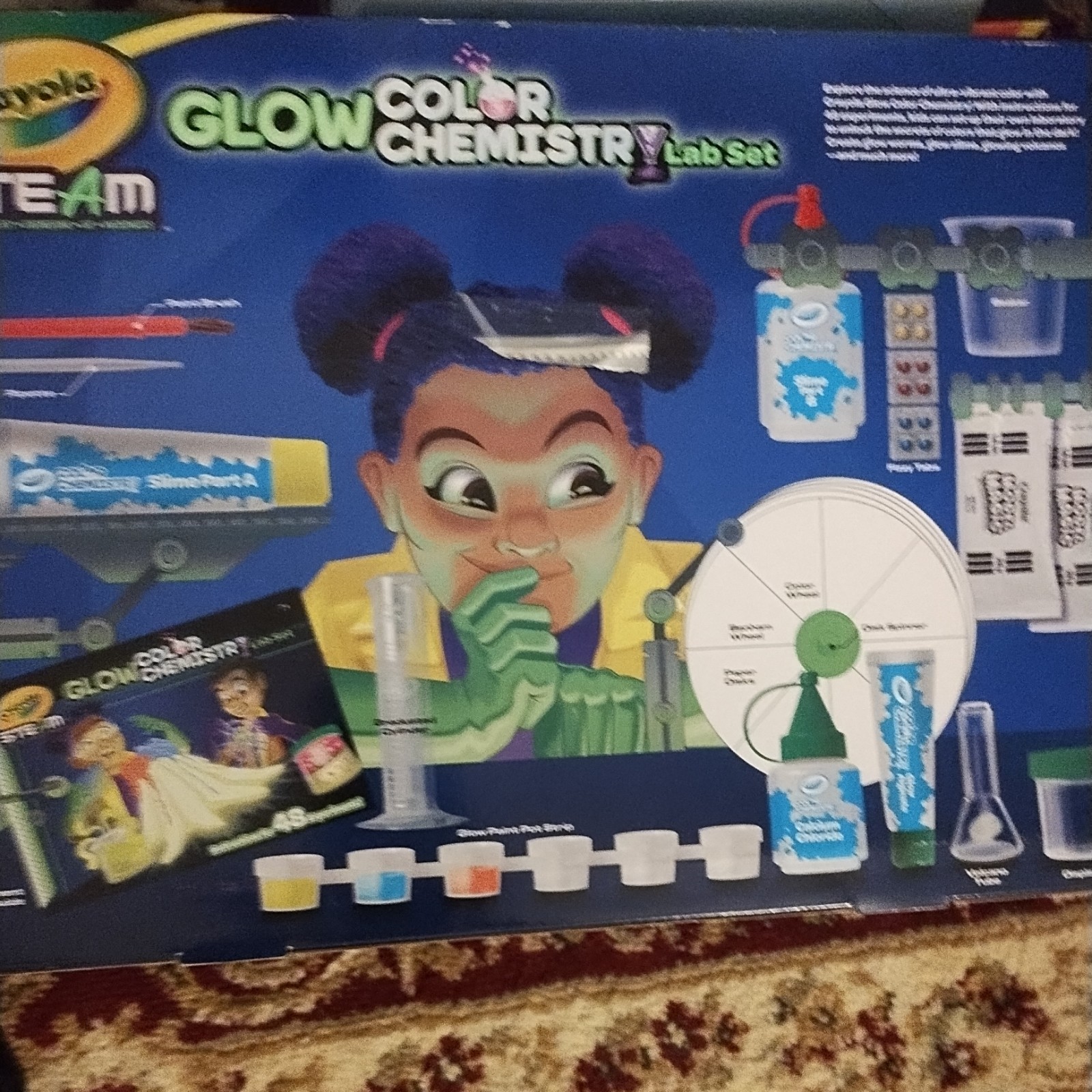 Crayola Color Chemistry Glow Lab Art Set 7+ Unisex Child Beginner New In Box
