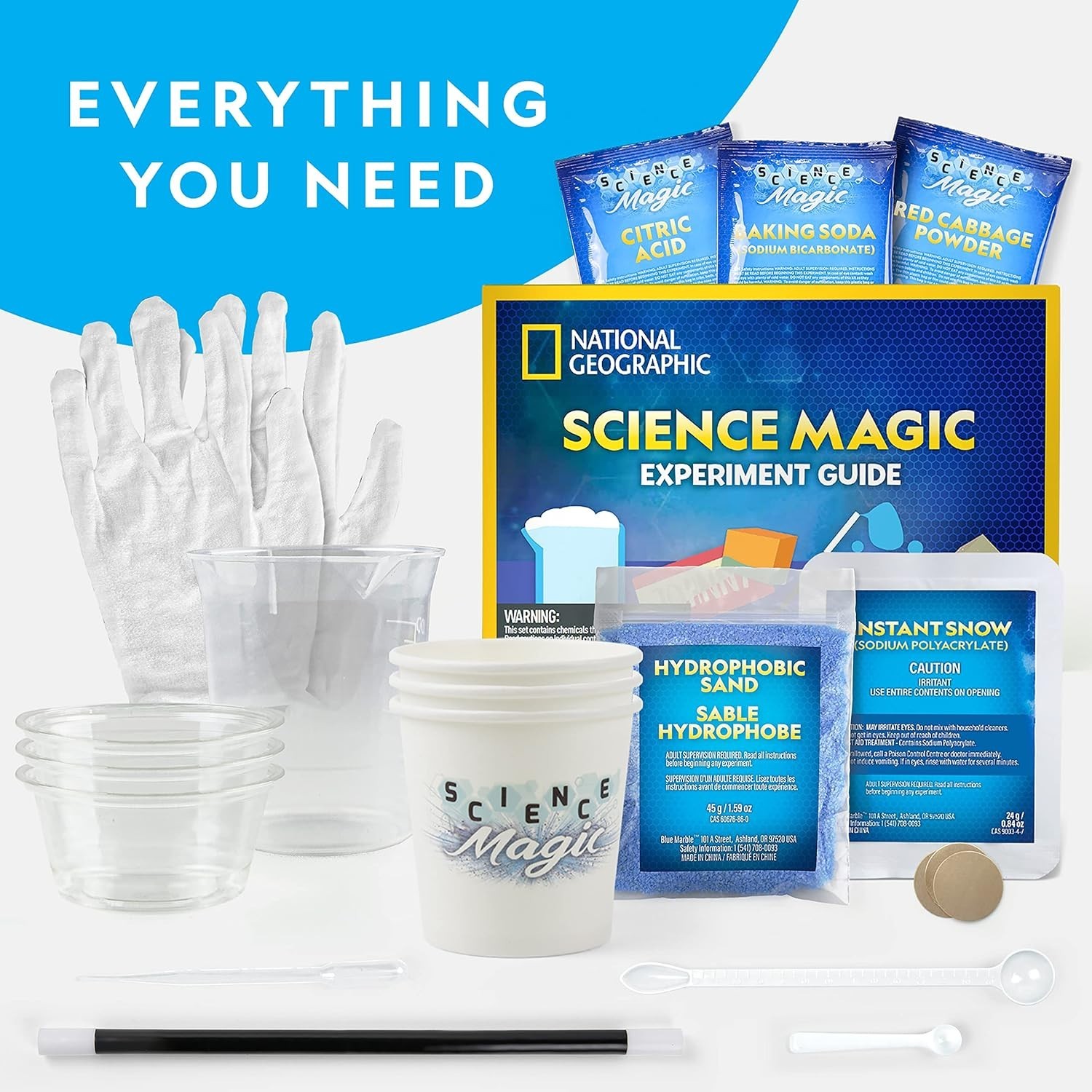 Blue Marble Nat Geo Science Magic STEM Kit Physics Chemistry Trick Experiment 8+