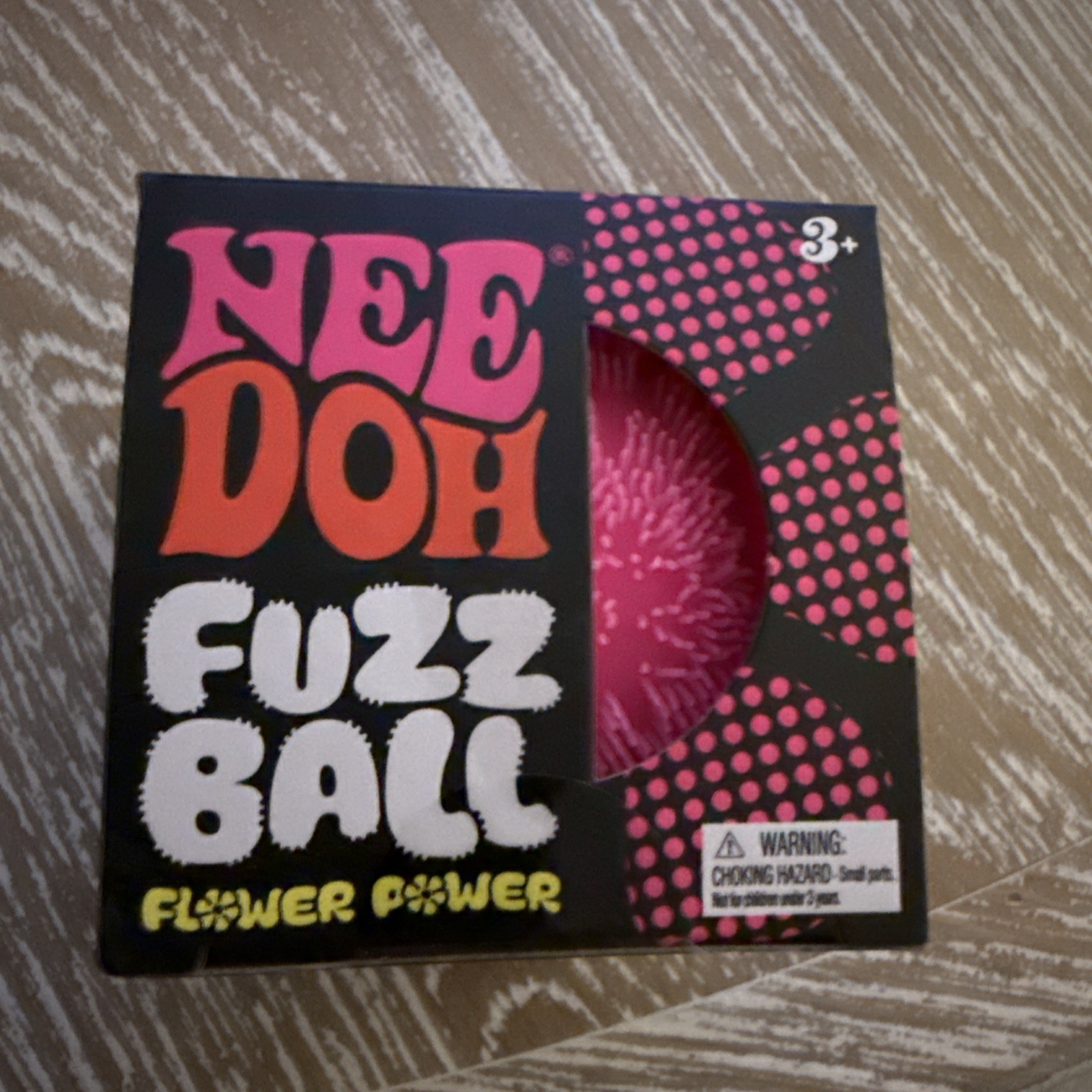 New Sealed Nee Doh Fuzz Ball Flower Power Pink Rare Viral TikTok Sold Out