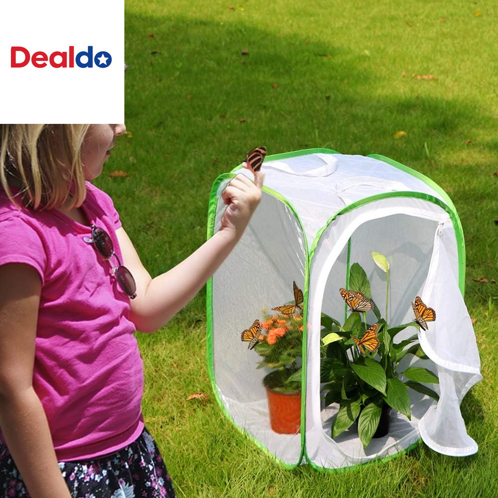Insect and Butterfly Habitat Cage Terrarium Pop-Up 23.6 Inches Tall