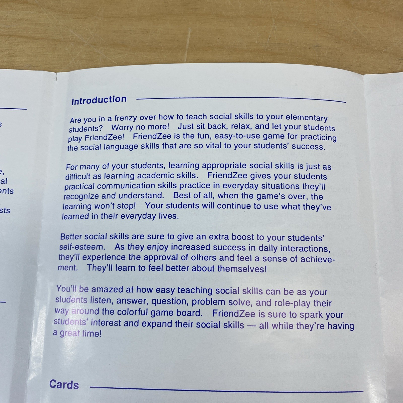 Linguisysyems Friendzee Social Skills Educational Game for elementary students
