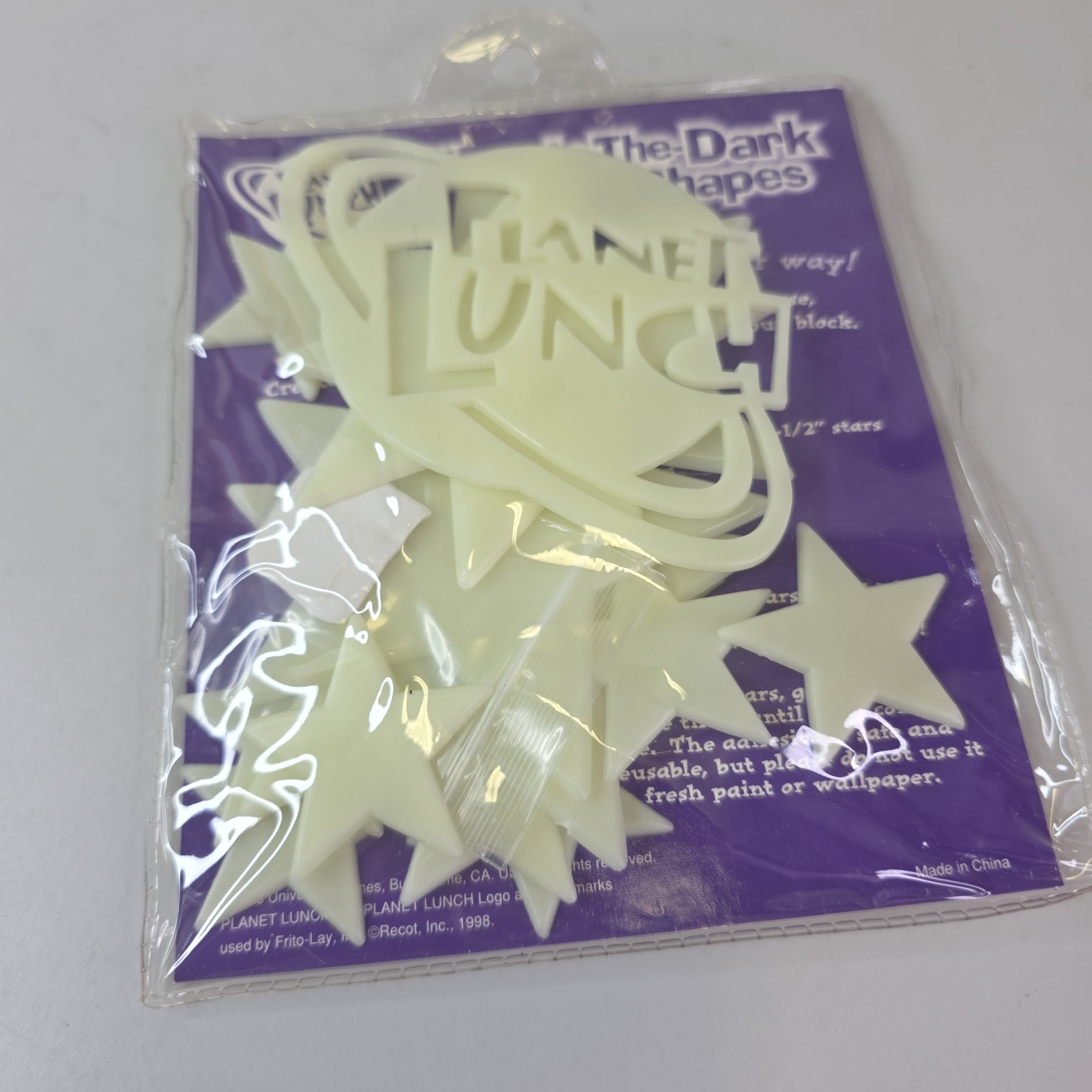 Planet Lunch Glow-In-The-Dark Ceiling Stars Frito Lay Promo 1998 Vintage Fun