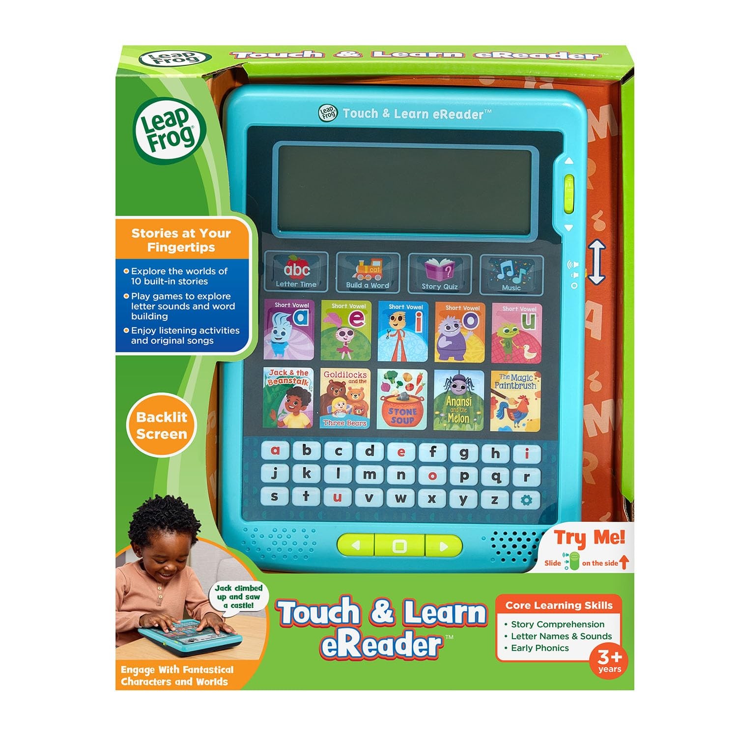 Touch and Learn eReader, Teal