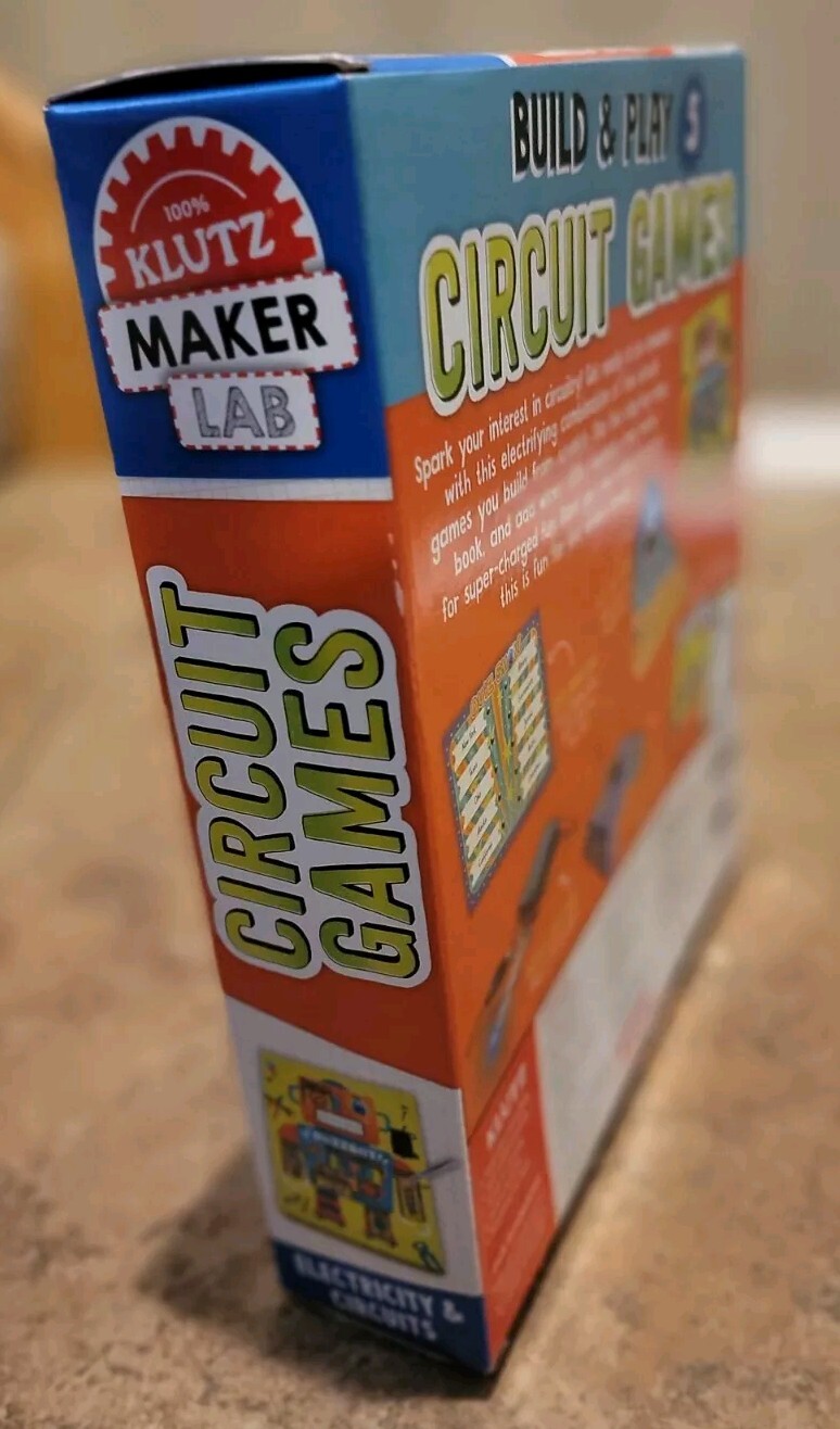 Electronics Lab Building Kit – Play 5 Games Klutz Maker Lab Smart Circuit NEW