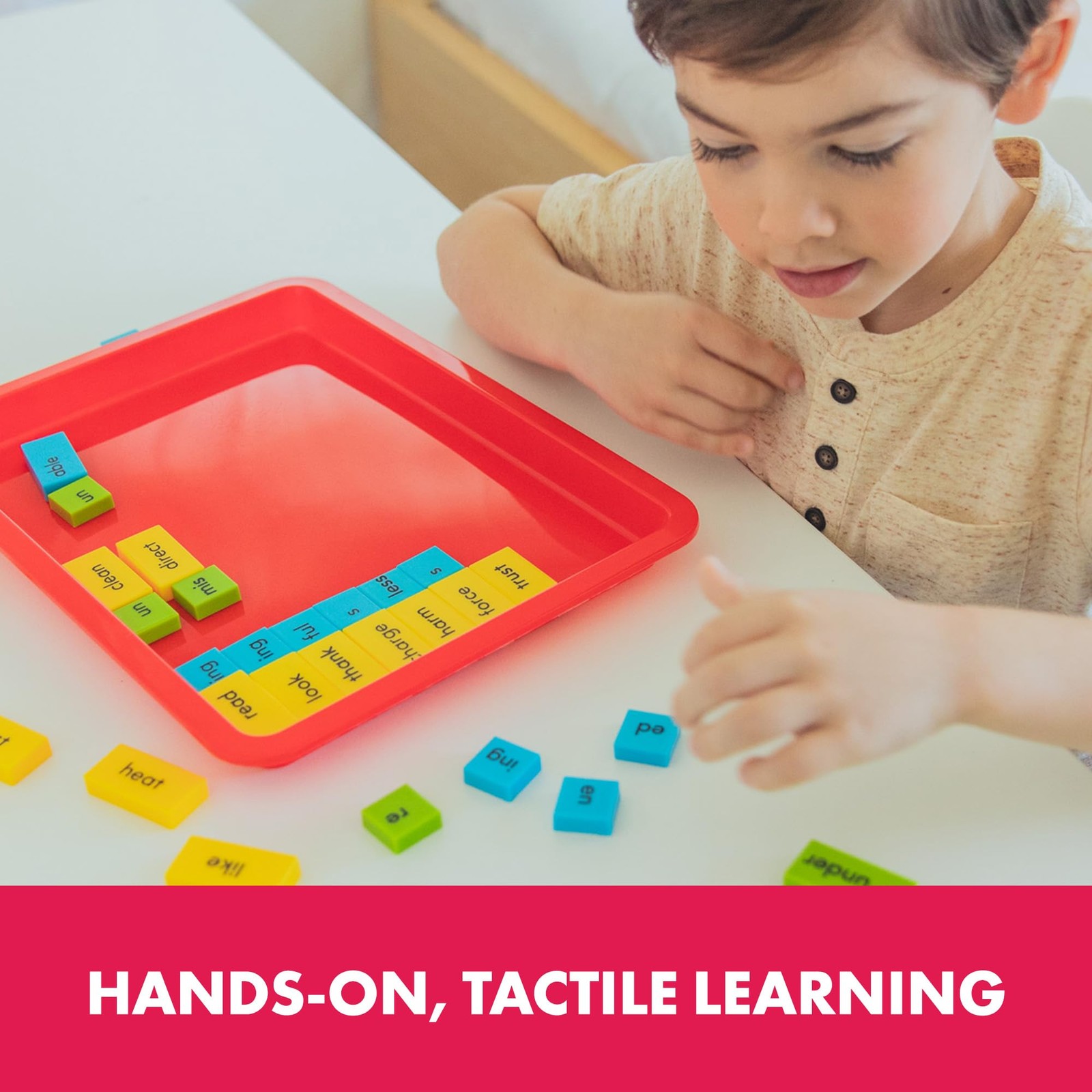 Educational Insights Word Building Dominoes – 5 x 8 x 4 inches, Multicolor