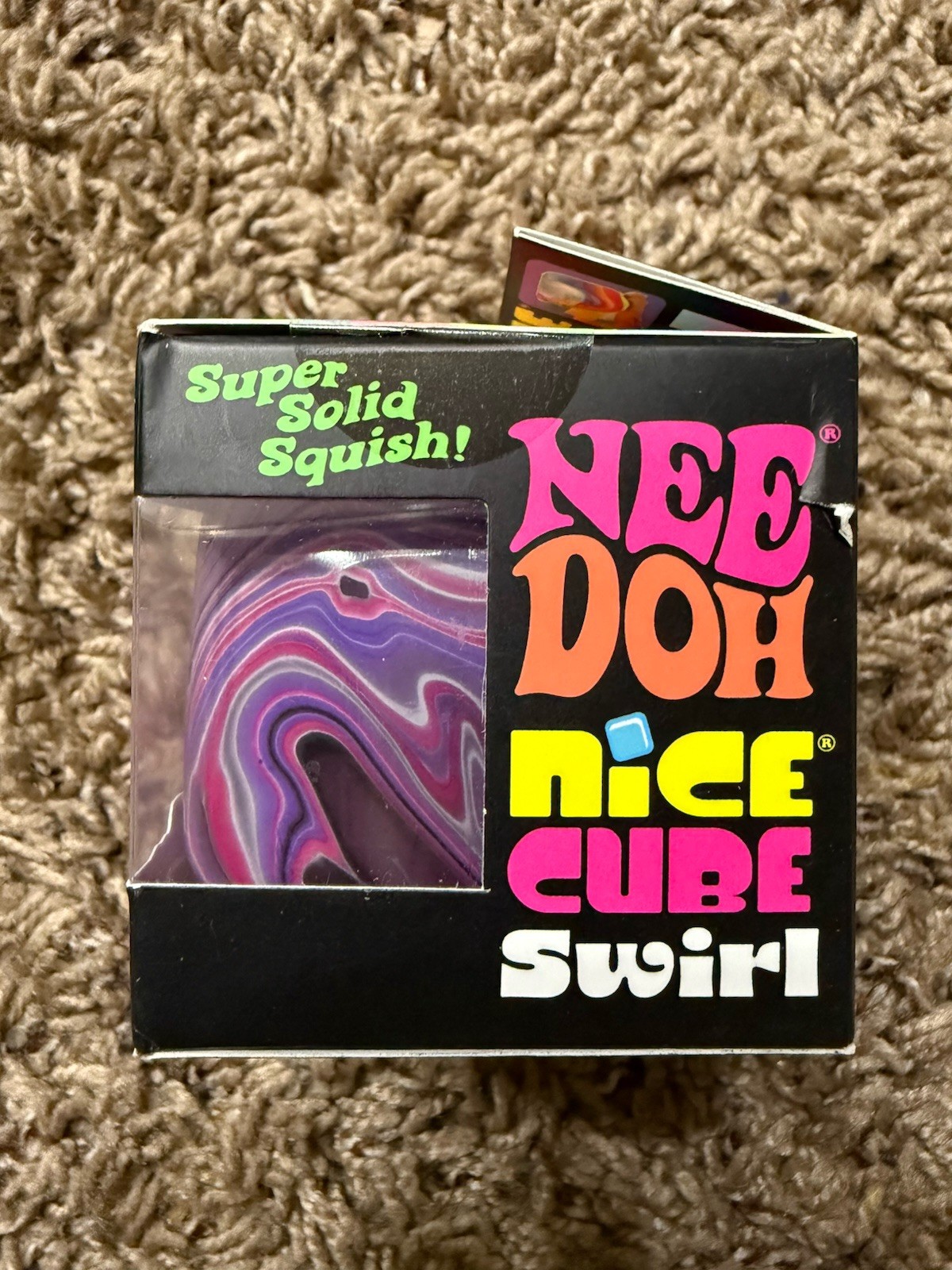 Schylling – NeeDoh Nice Cube Swirl 🔥Viral🔥 Sensory Squish Toy