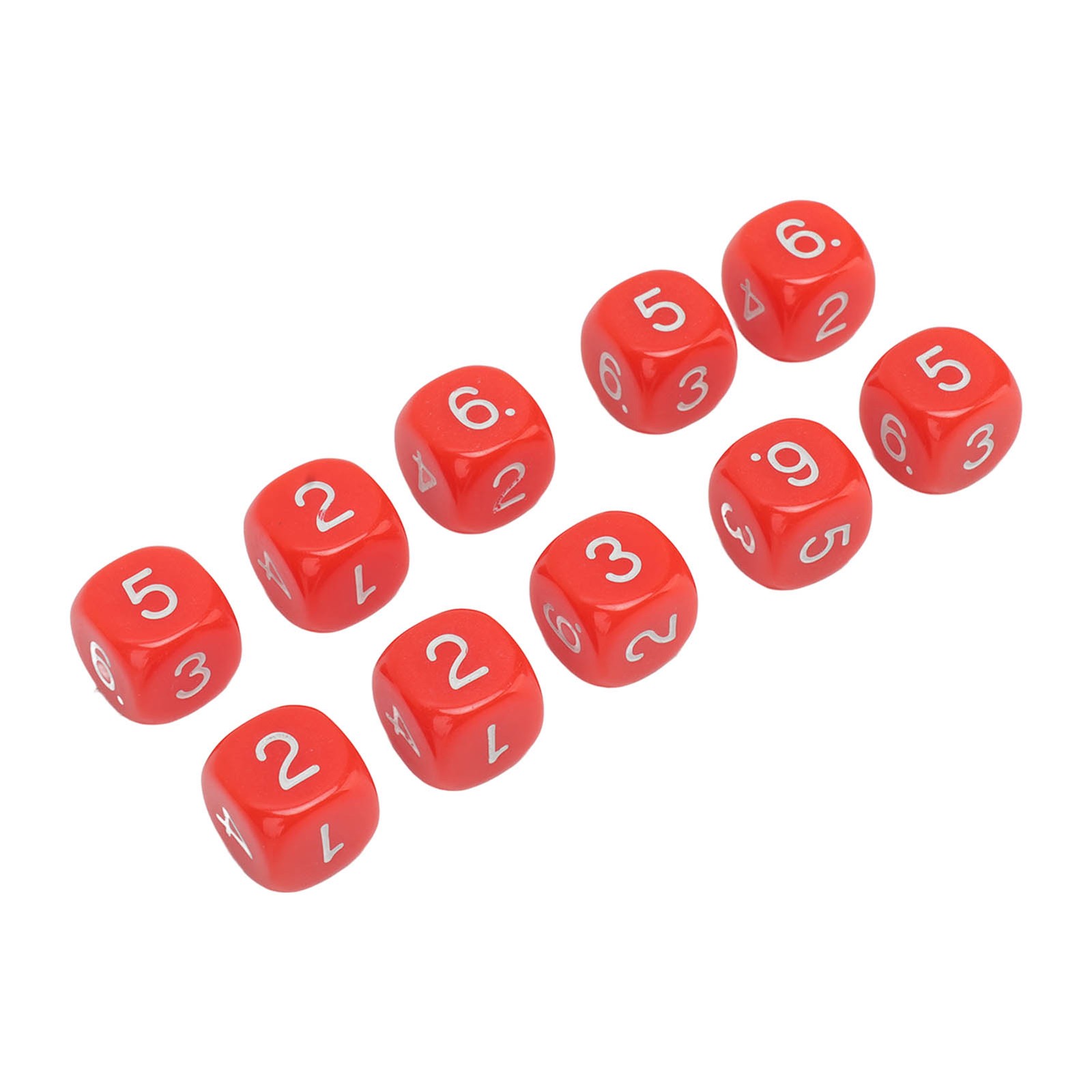 20PCS 6 Sided Board Game Dice Durable Learning Aid For Teaching