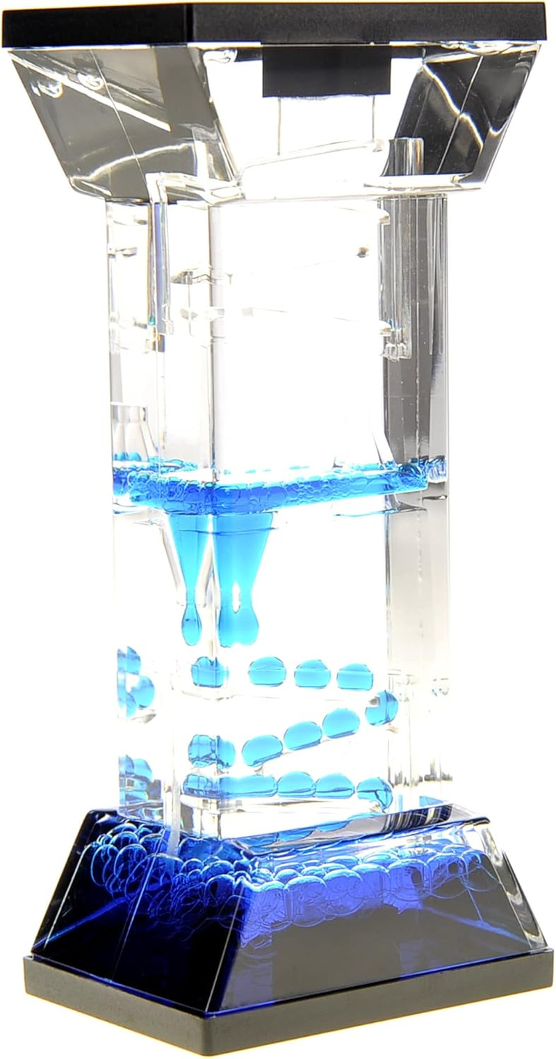 Liquid Motion Bubbler Sensory Toy Relaxing Desk Top Water Game Kids Adult