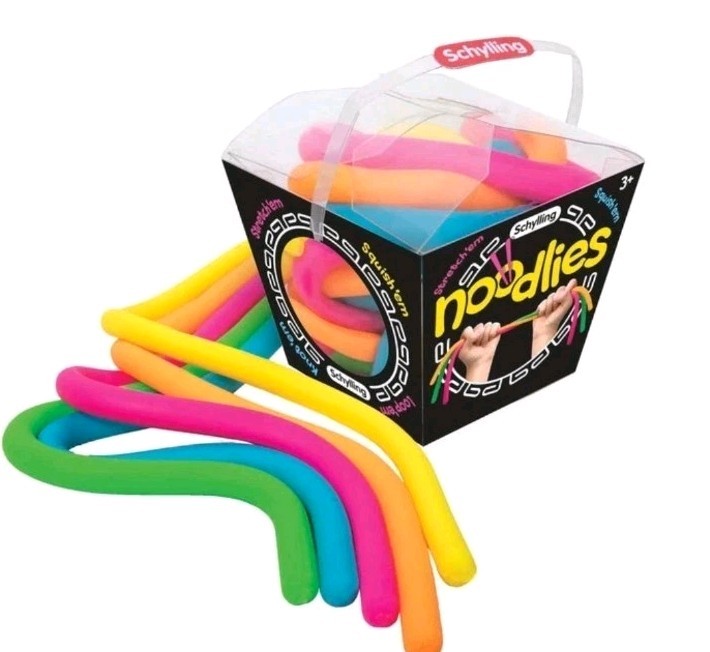 NEEDOH NOODLIES Sensory Fidget Toy, Stretch, Squish, Knot 5 Colors USA
