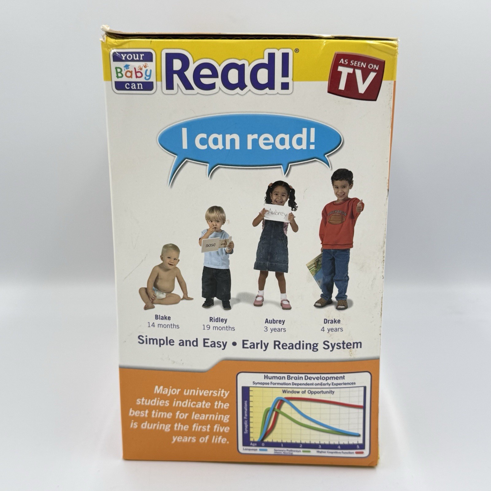 Your Baby Can Read Kit ENGLISH Reading System 3 DVDs 3 Books 15 Cards – COMPLETE