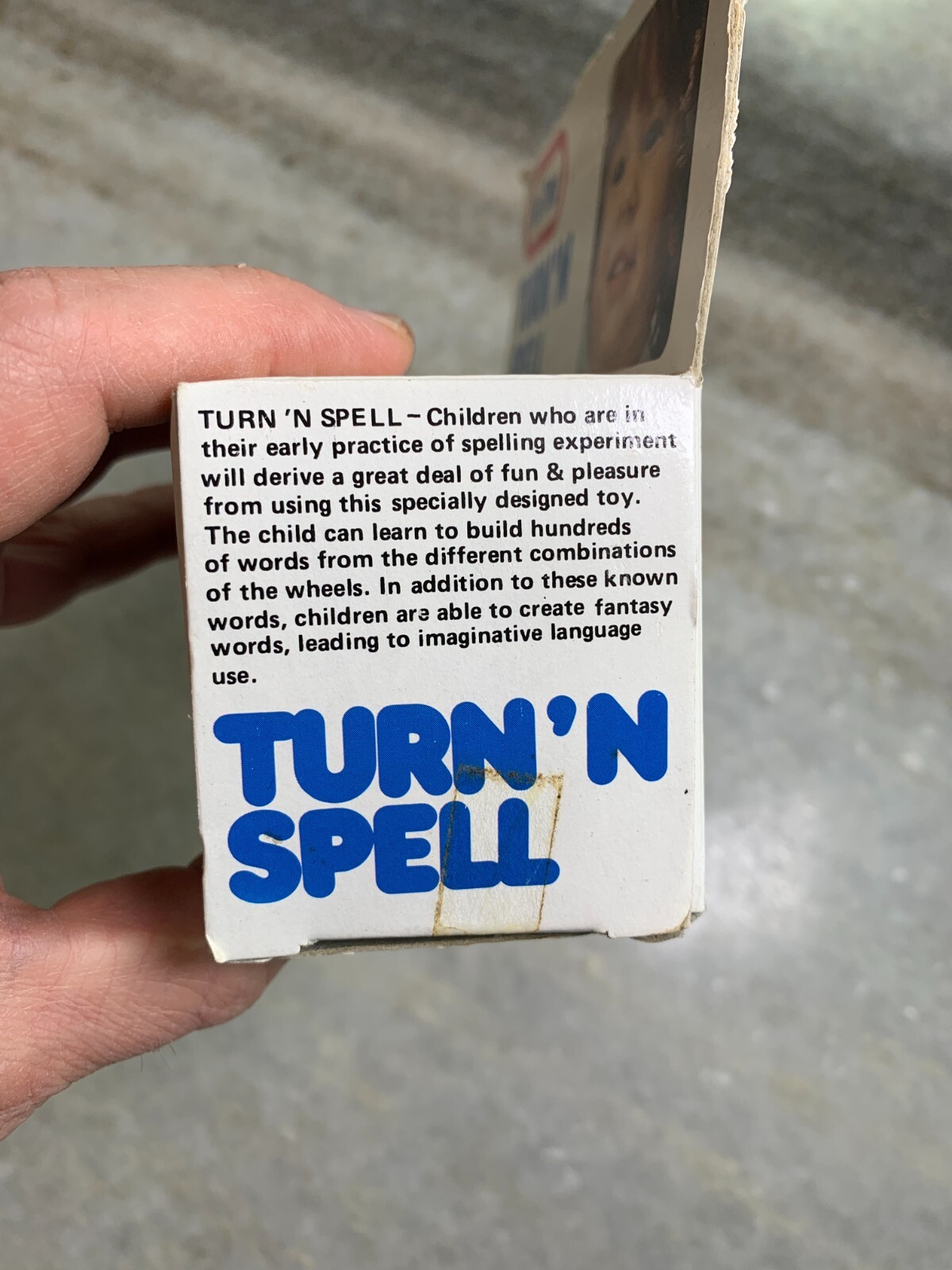 Vintage 1980s 80s Kids Kid’s Youth Spell Spelling Wheel Toy FunTime Turn n Spin