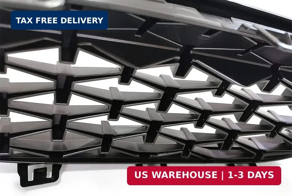 Chrome Diamond Kidney Grill for BMW 4 Series F32 F33 F36 (2014-2019) F82 F83 M3