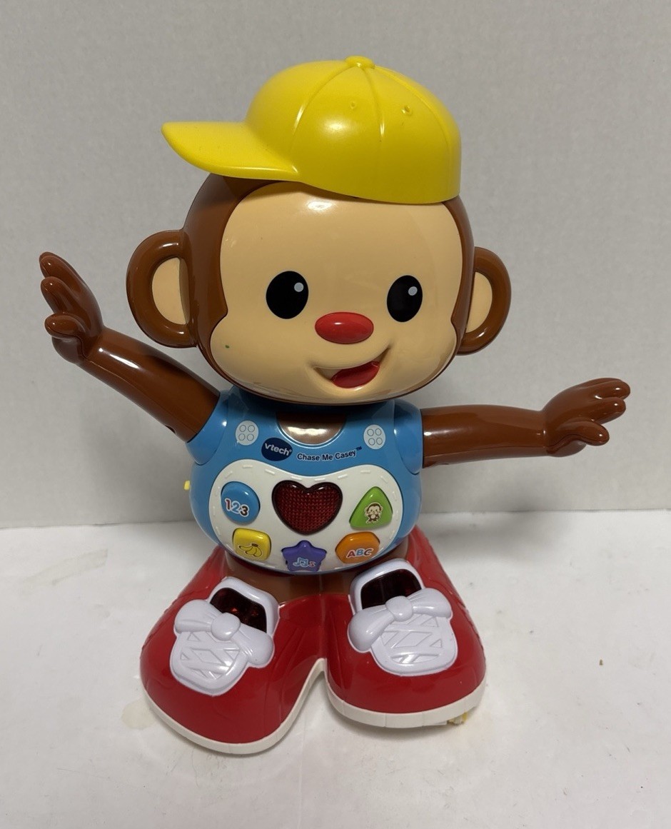 Vtech Chase Me Casey Interactive Dancing Singing Monkey Learning