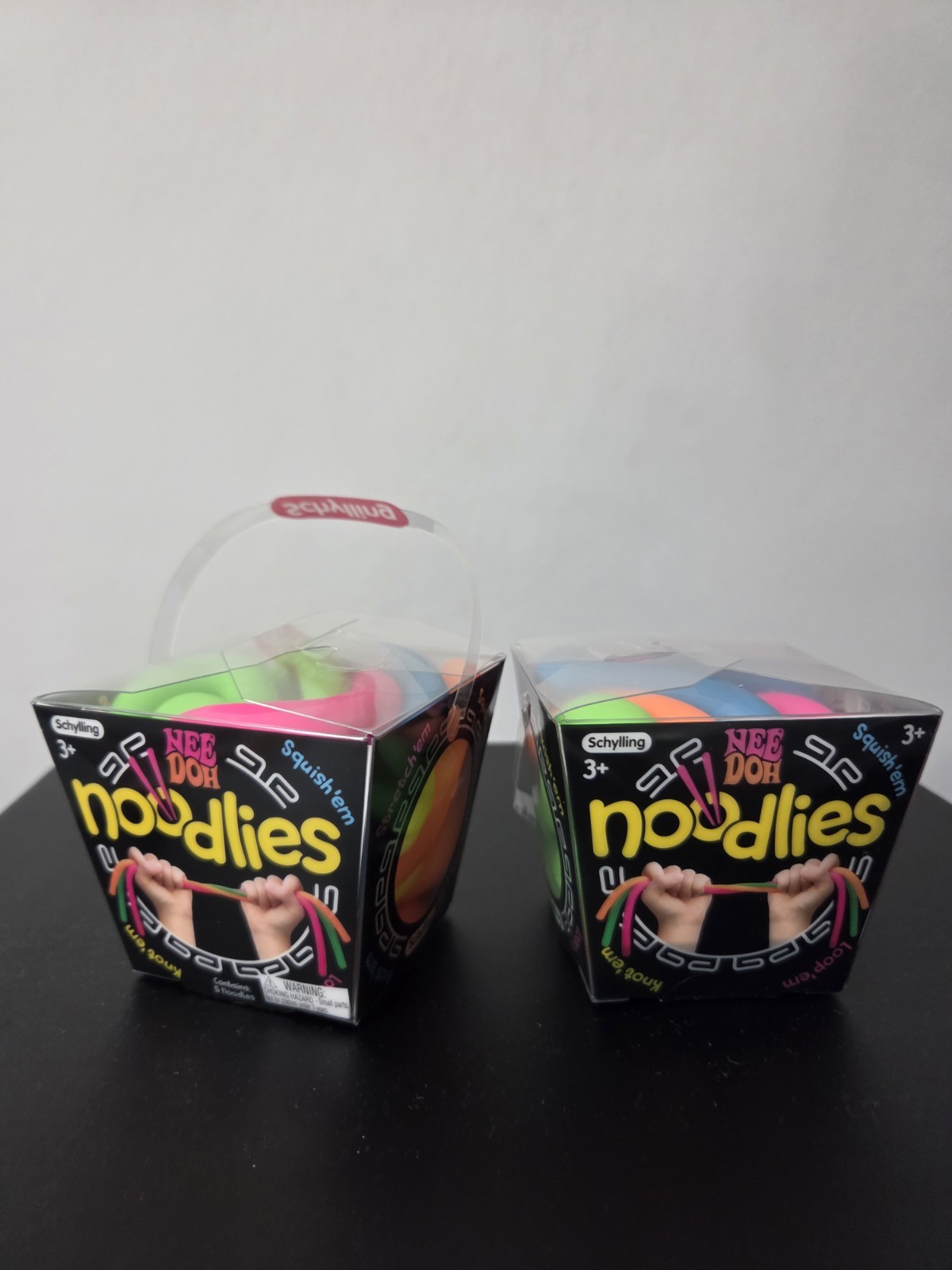 USA Authentic NeeDoh Noodlies Sensory Fidget Toy, RARE Nee Doh Stretchy Noodles