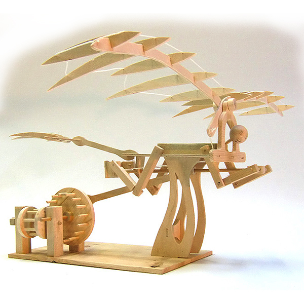 NEW Leonardo Da Vinci Ornithopter Wooden Construction Craft Kit