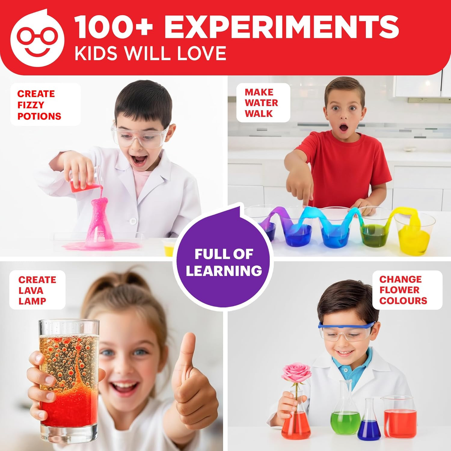 My First Science Kit for Kids Ages 4-5-6-7-8 | Birthday Gift Ideas for 4+ Year O
