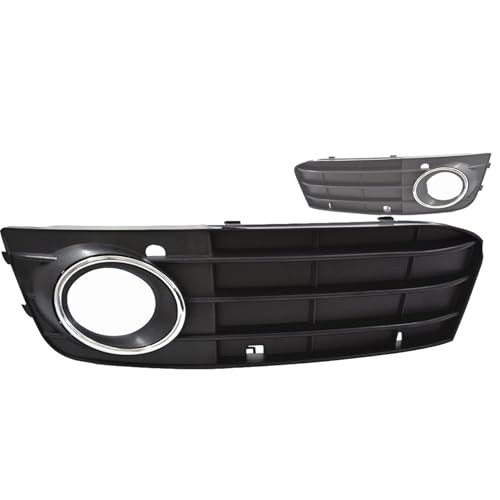 Front Bumper Fog Light Grille Grill Cover Replacement for A4 B8 A4L 2009-2012