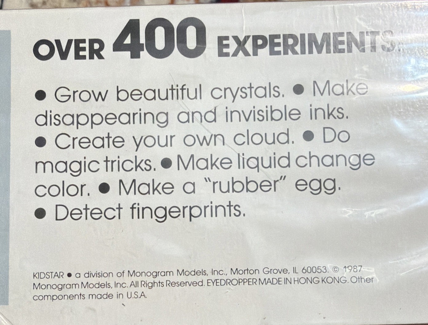 VTG NOS 1987 Skilcraft Beginner Chemlab Set – Over 400 Experiments NEW SEALED