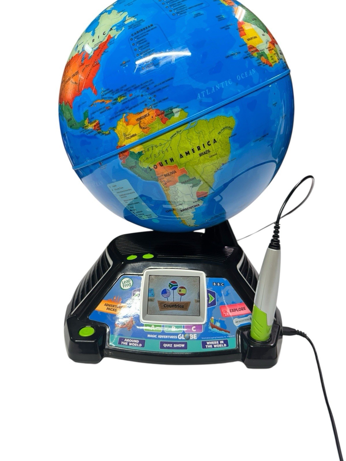 Leapfrog Magic Adventures Globe w/ LCD Integrated Video Screen Display 80-605400