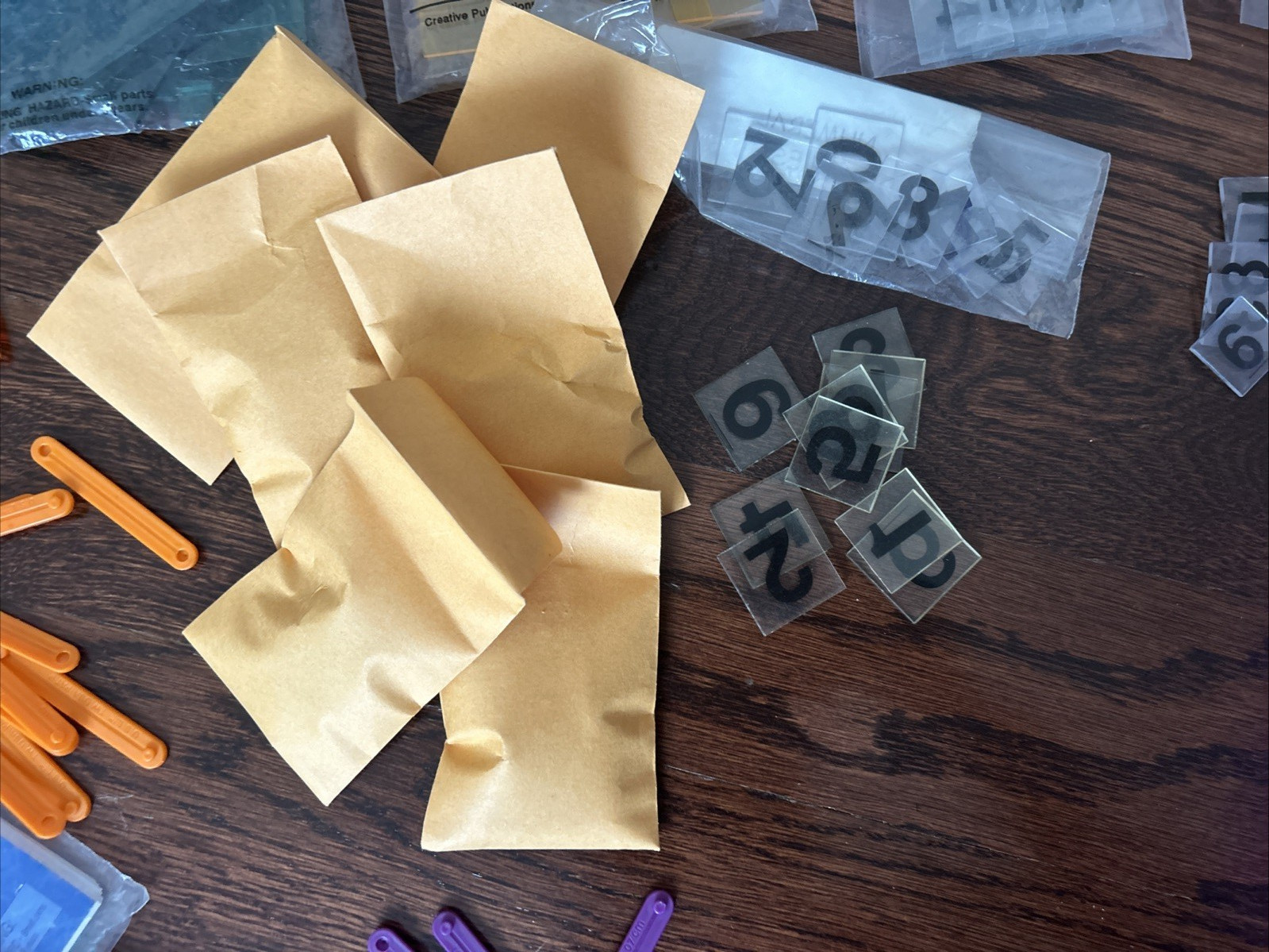 Lot ETA Overhead Projector Math Transparency Fraction Circles Anglegs Tiles