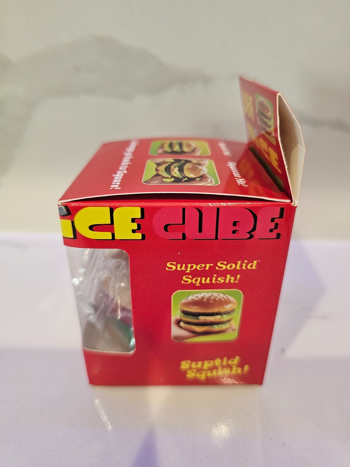 New McDonalds Burger Big Mac Squishy Toy Nee Doh Nice Cube Limited Edition