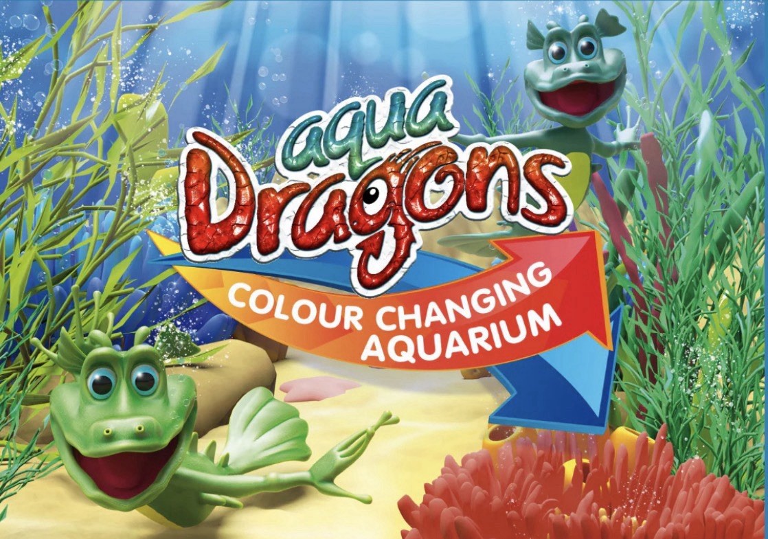 Aqua Dragons Colour Changing Aquarium Deluxe with LED Lights Ages 6+ RARE