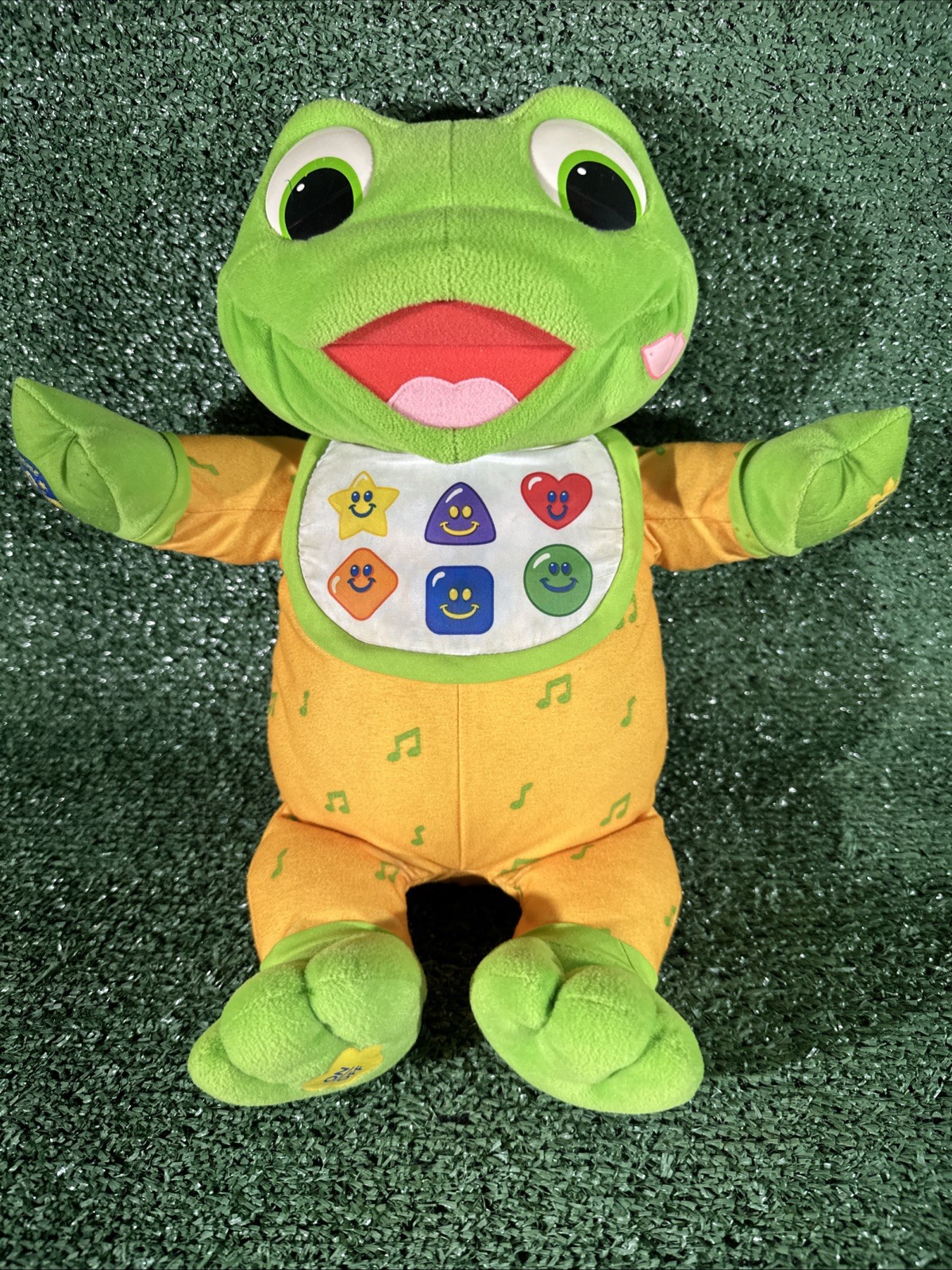 Baby Tad Leap Frog Hug & Learn Plush Talks & Sings Interactive TESTED WORKS