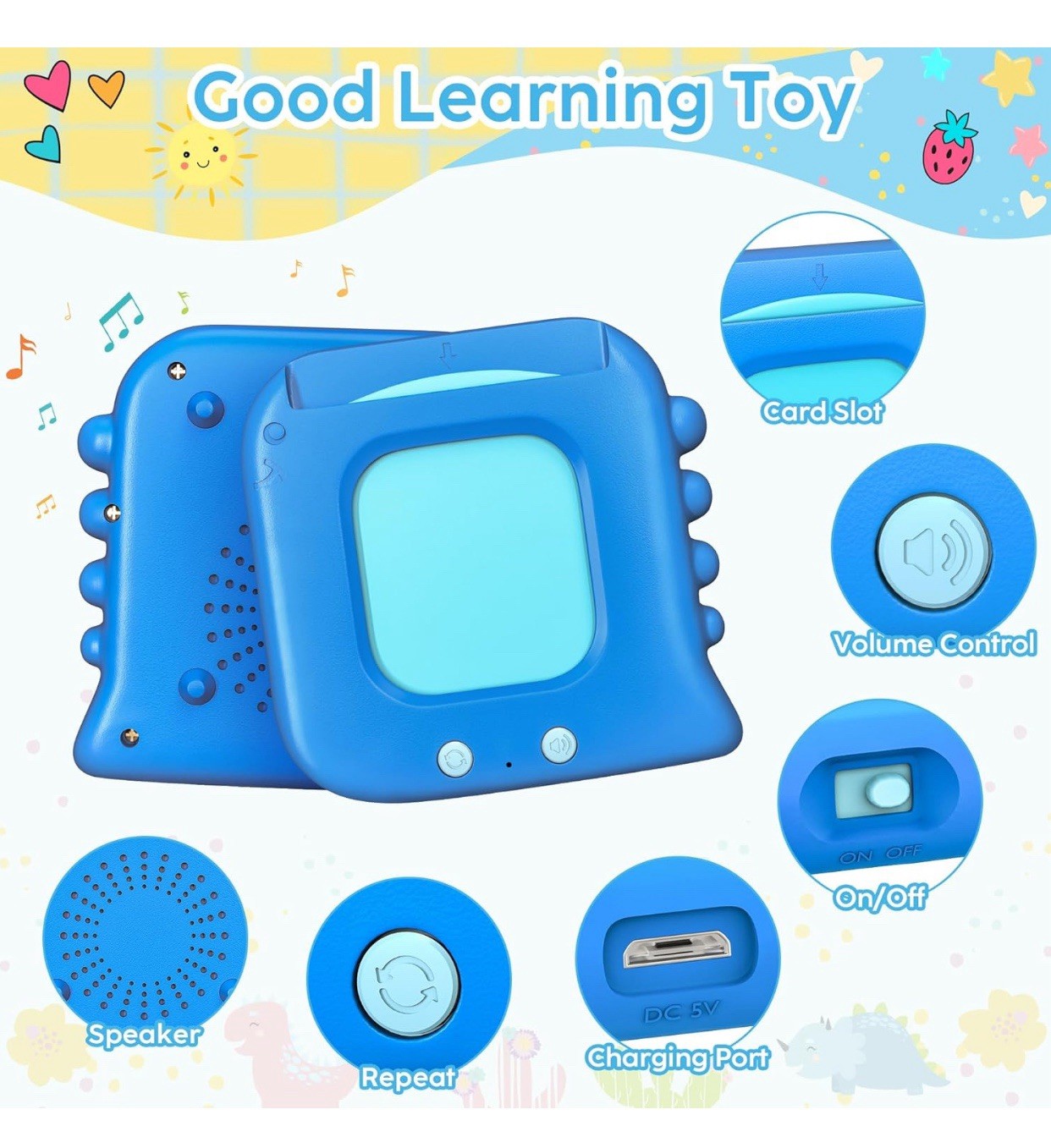 Talking Flash Cards Educational Toys/Autistic Sensory Toy-240 Sight Words.