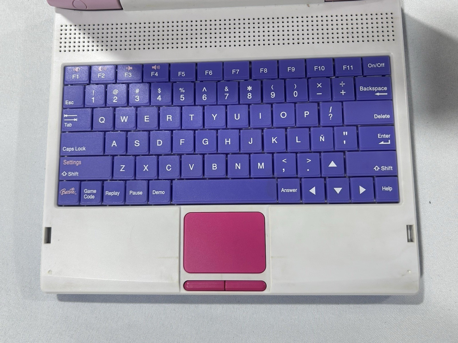Vintage Mattel Barbie B-Book Kids Educational Learning Laptop Toy Interactive