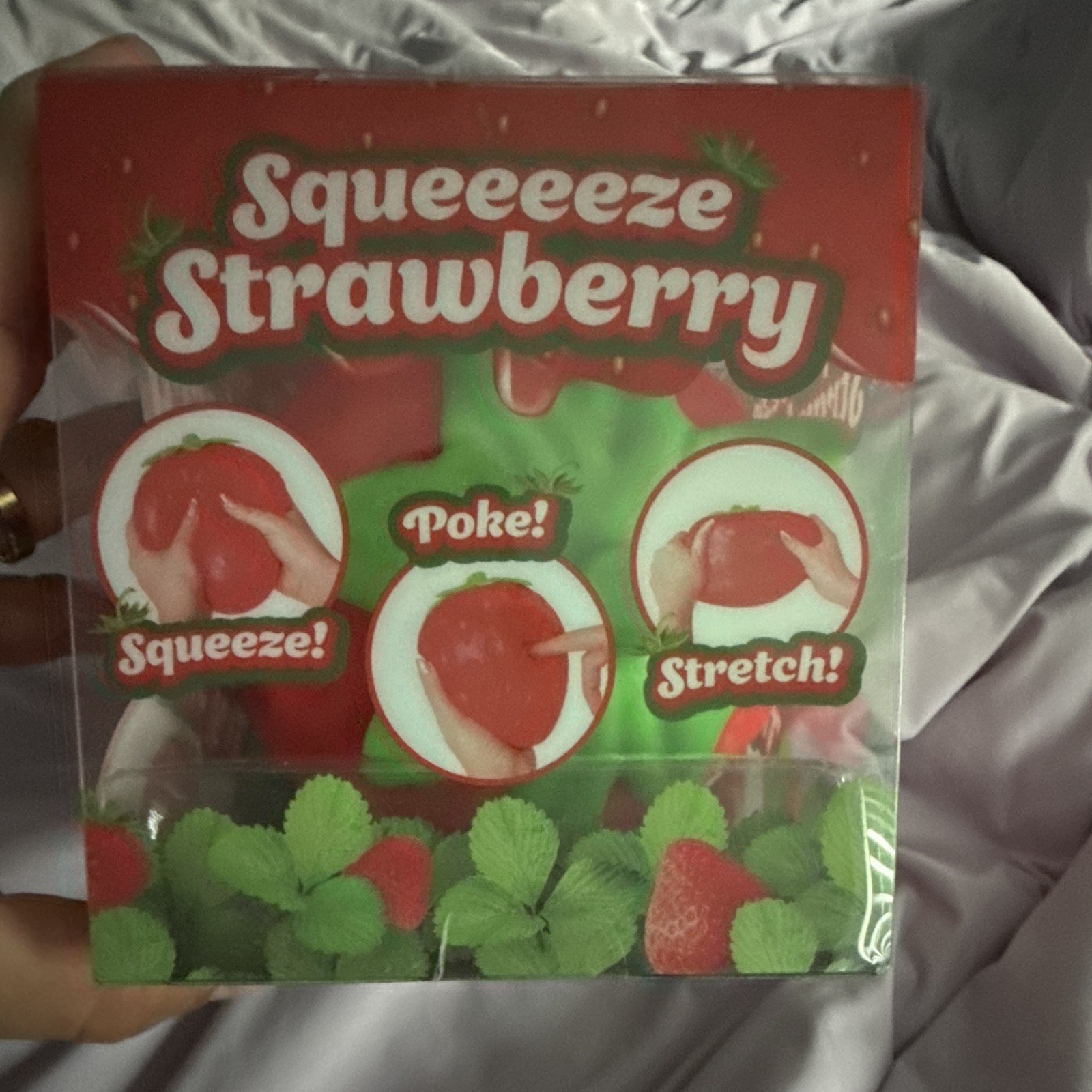 Sunny Days Entertainment Squeeeeze Strawberry Tactile Squeeze Toy