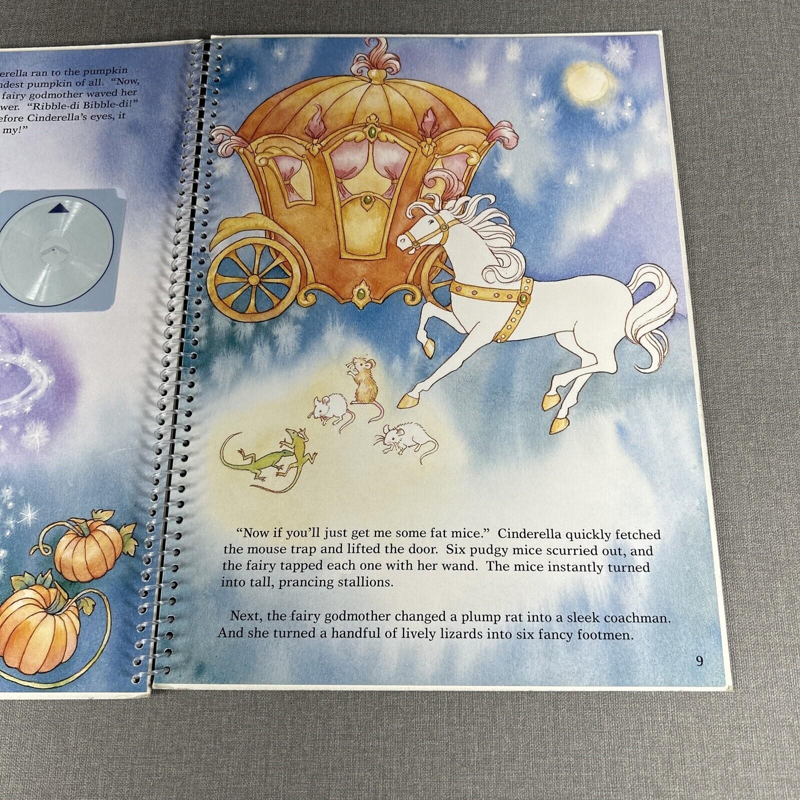 Comes To Life Books Cinderella 1993 Hardcover Spiral Book Yes!