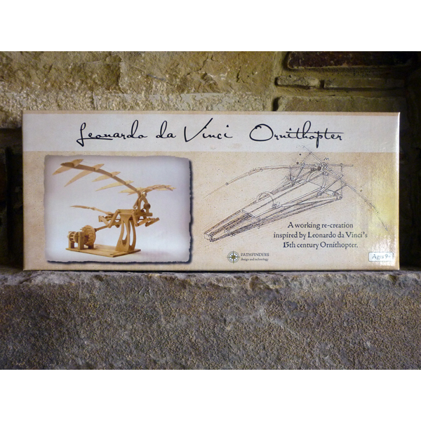 NEW Leonardo Da Vinci Ornithopter Wooden Construction Craft Kit