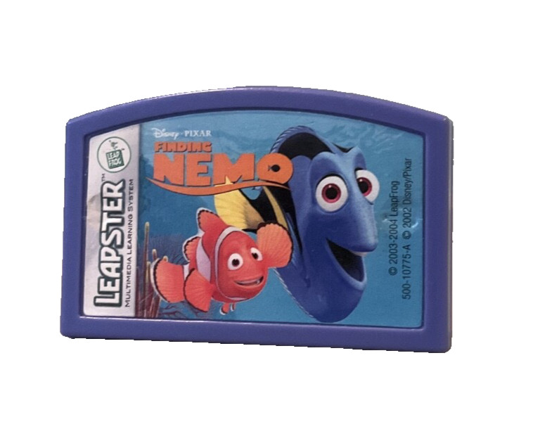 Leapfrog Leapster Disney Pixar Finding Nemo Learning Game Cartridge Only