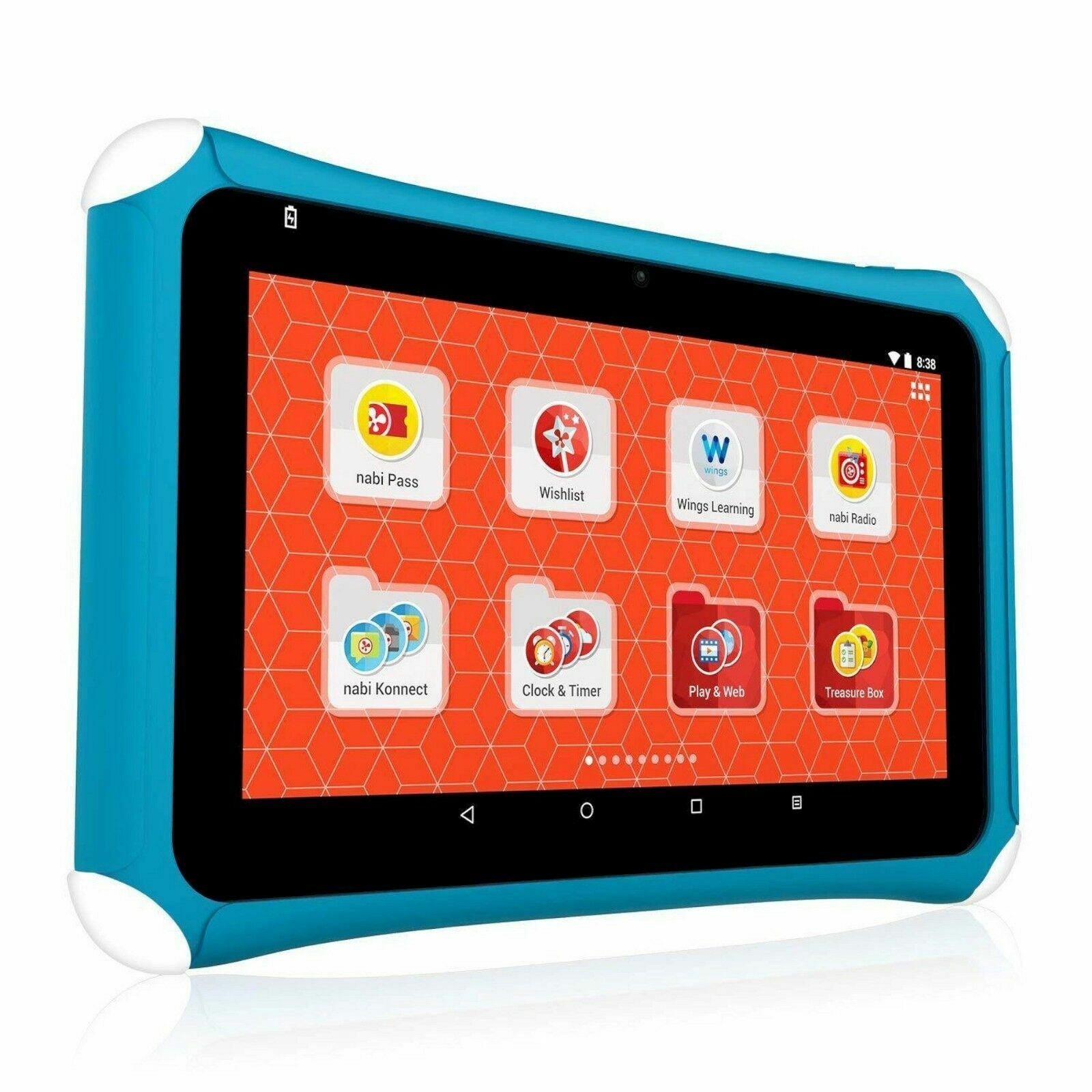 NEW Nabi Fisher-Price Learning 7″ Kids Tablet Android FGC64-9993 numbers 16GB