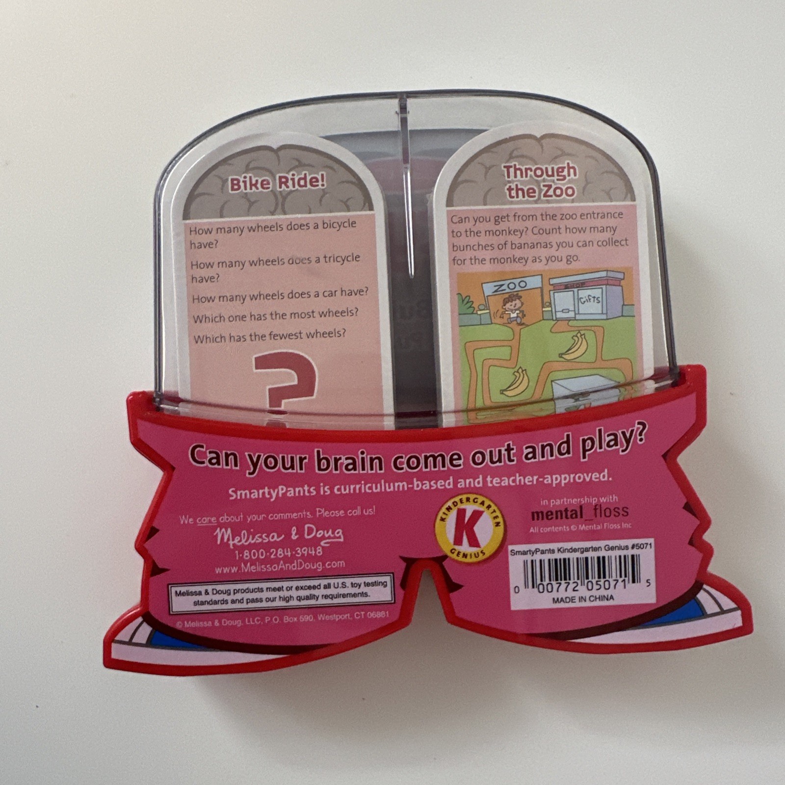 Melissa And Doug Smarty Pants Kindergarten Genius Brain Building Card Game NEW